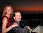 Greg and Cherie at sunset.
