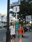 Greg and Cherie at Mile 0.