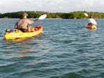 Kayaking is good exercise and good fun.