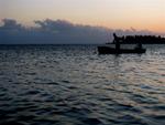 Local fishermen at dusk.