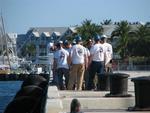 Men at the dock.