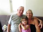 Sasha with grandparents Mike & Silvia